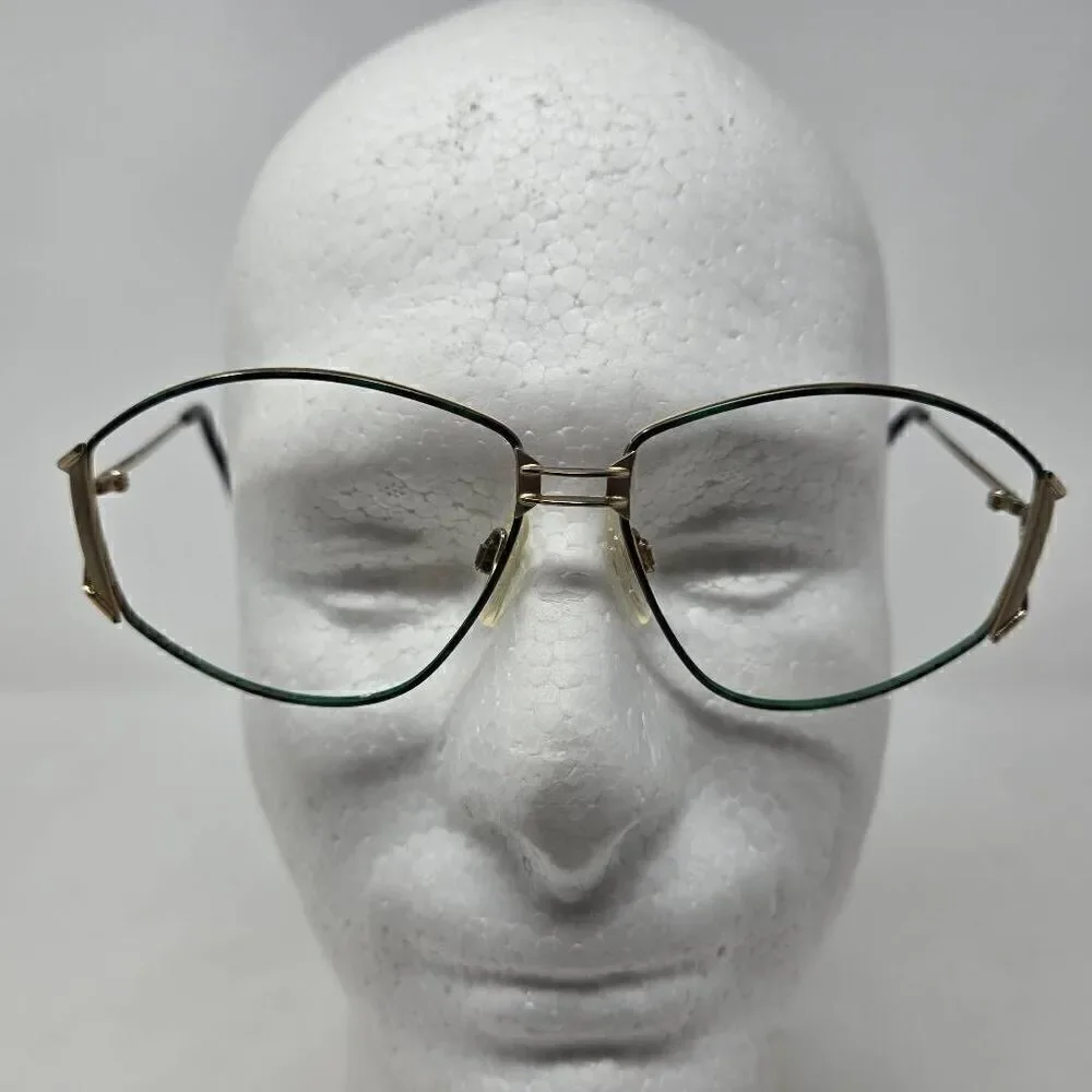 NEOSTYLE SOCIETY 435 GERMANY GOLD GREEN TORTOISE OS EYEGLASS FRAMES 135 58 14